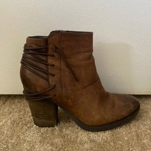 Steve Madden Brown Raglin Ankle Boots